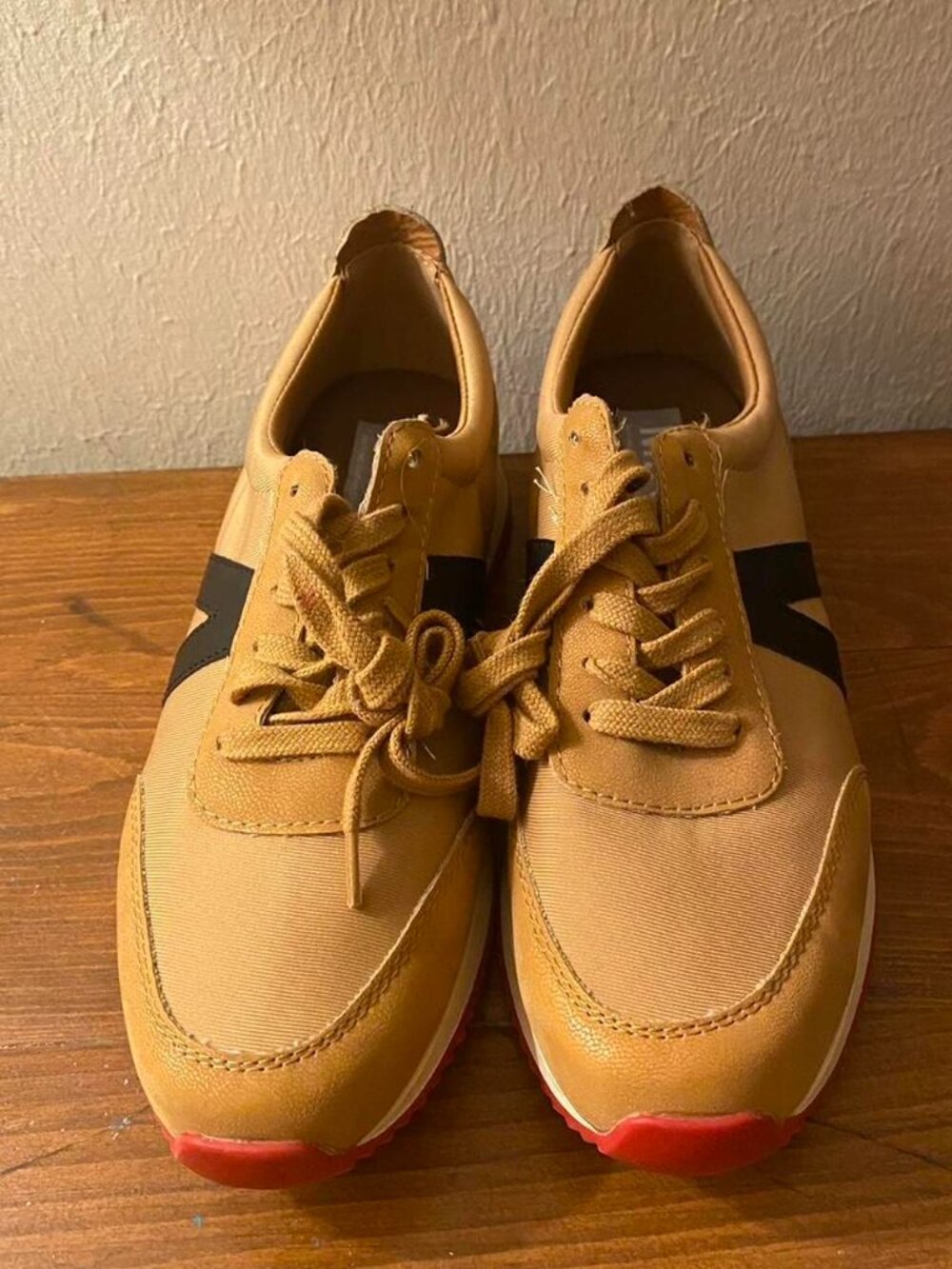 MIA Women's Tan and Brown Trainers